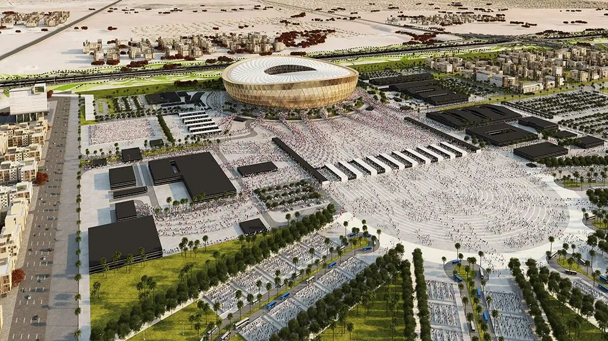 تکمیل ورزشگاه فینال جام جهانی 2022