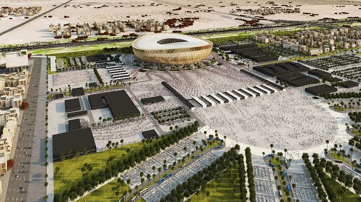 تکمیل ورزشگاه فینال جام جهانی 2022