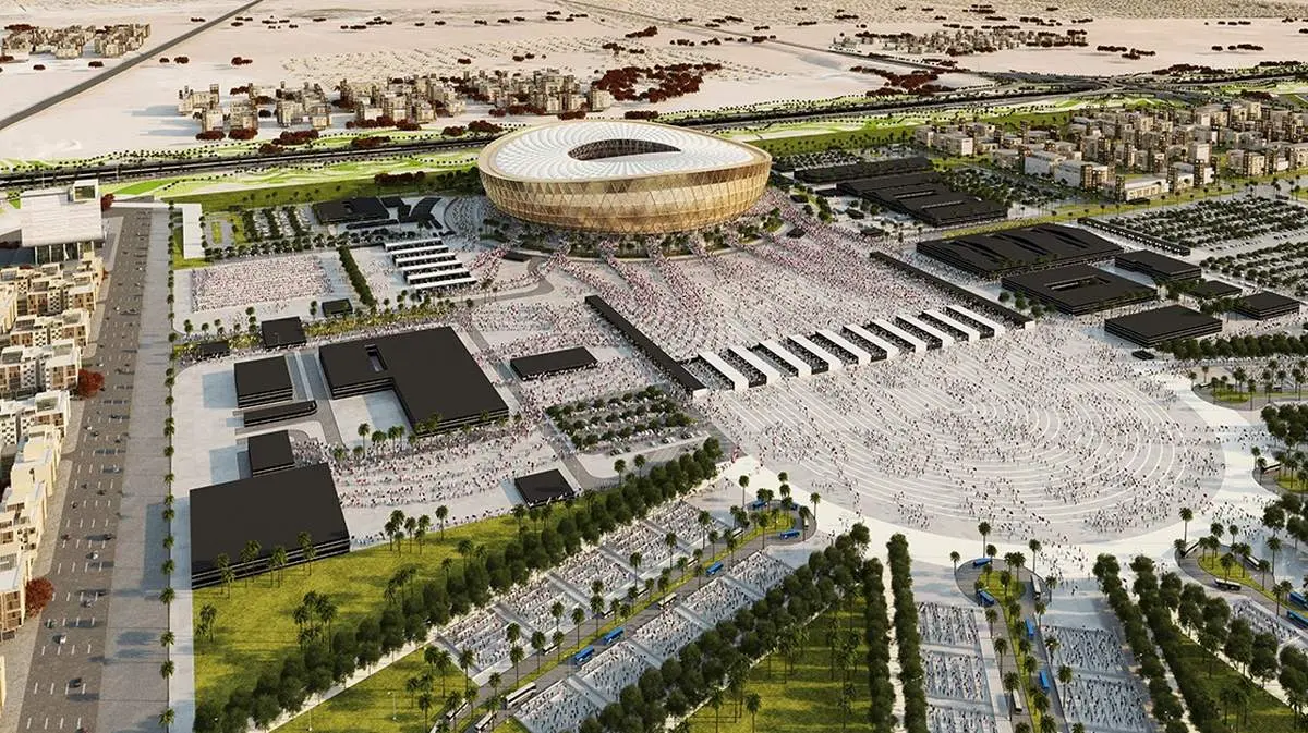 تکمیل ورزشگاه فینال جام جهانی 2022
