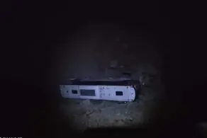 سقوط اتوبوس مسافربری به دره