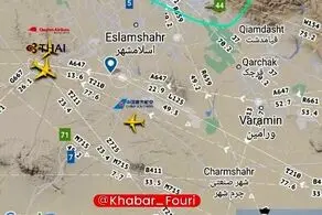 هواپیمای سعودی در تهران نشست+سند