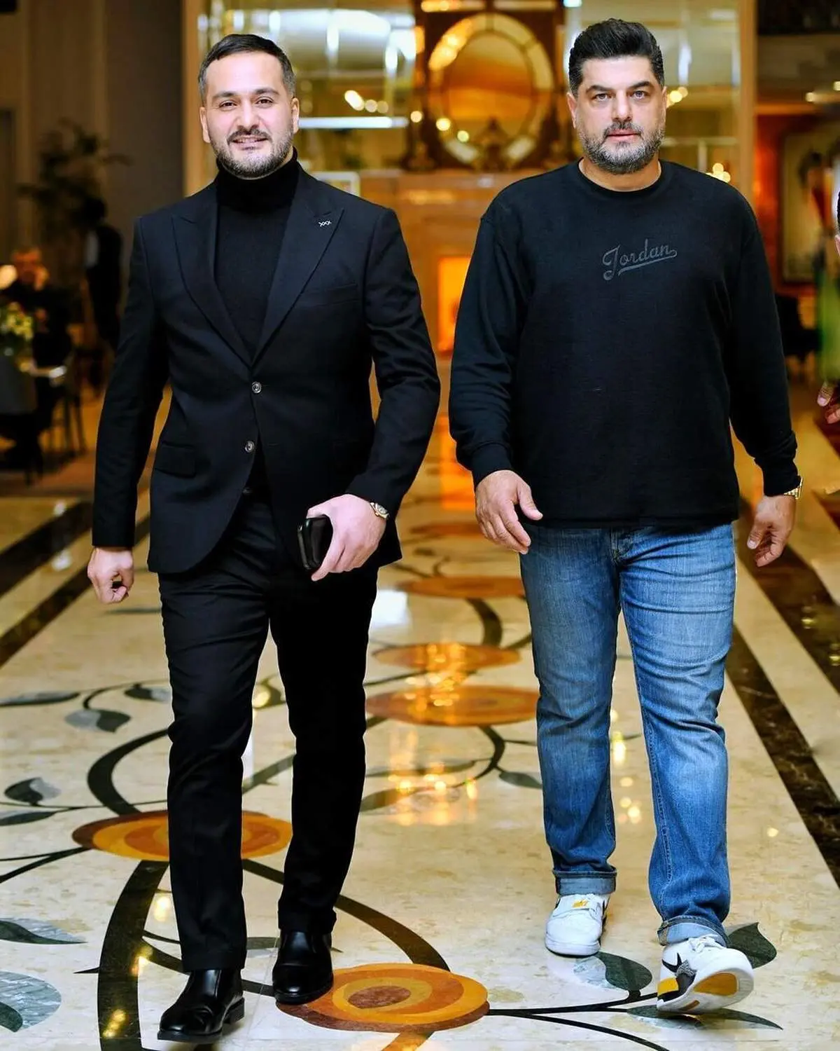  میلاد کی مرام و سام درخشانی با استایل گنگ و خفن در شهر/ عکس