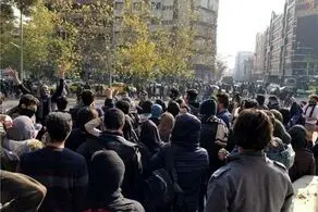 فردی که می‌خواست بسیجیان را آتش بزند خودش آتش گرفت!+ببینید 
