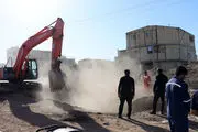 مرگ فجیع دزدان بنزین هنگام حفاری زمین سیرجان!