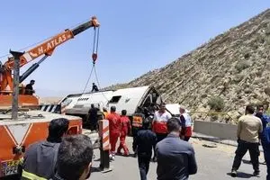 گزارش سخنگوی دولت از عملکرد اورژانس در حادثه واژگونی اتوبوس