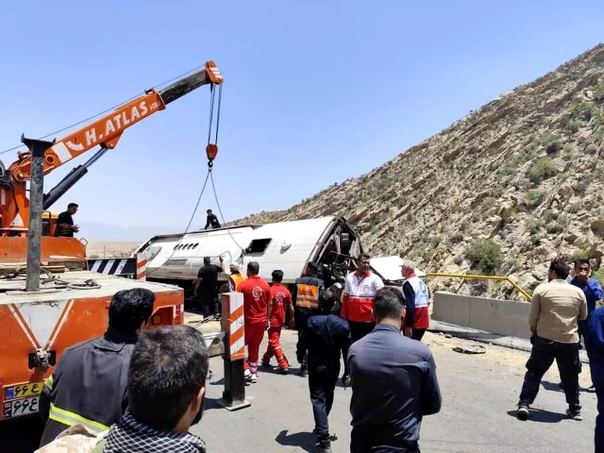 گزارش سخنگوی دولت از عملکرد اورژانس در حادثه واژگونی اتوبوس