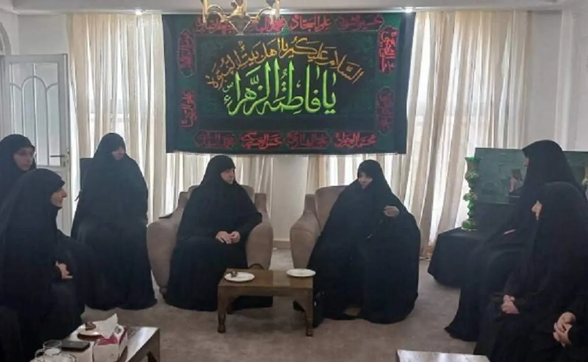 دیدار دختران سیدحسن نصرالله با همسر و دختران رئیسی