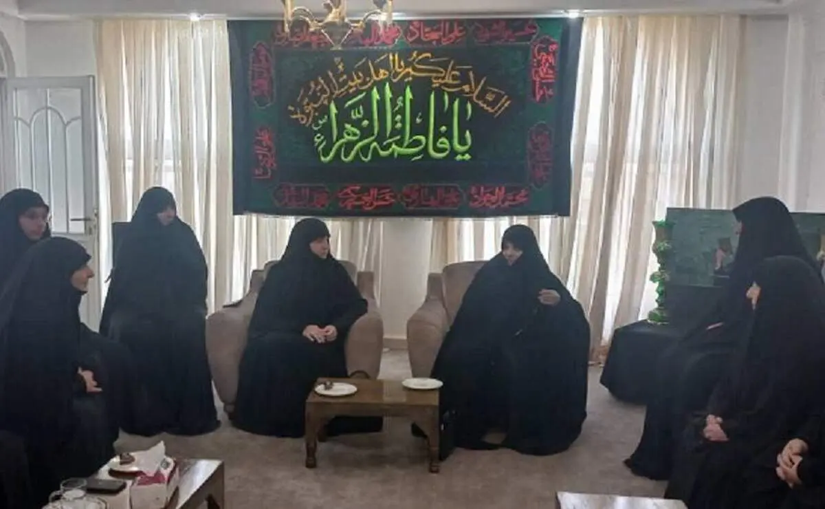 دیدار دختران سیدحسن نصرالله با همسر و دختران رئیسی