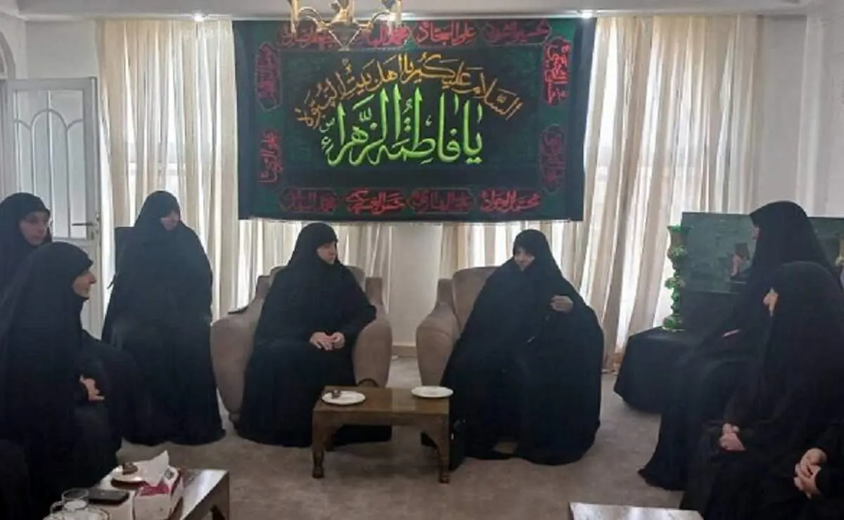 دیدار دختران سیدحسن نصرالله با همسر و دختران رئیسی