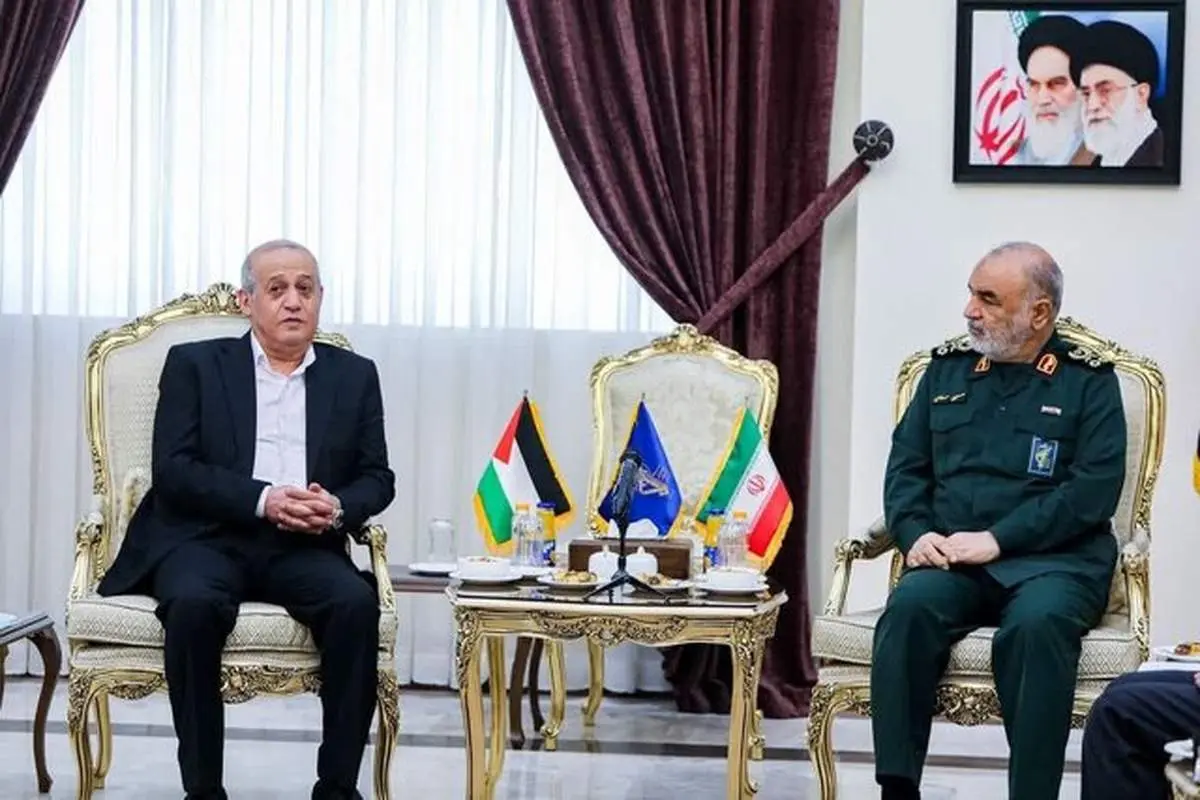 دیدار معاون دبیرکل جبهه مردمی برای آزادی فلسطین با سردار سلامی