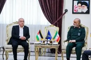 دیدار معاون دبیرکل جبهه مردمی برای آزادی فلسطین با سردار سلامی