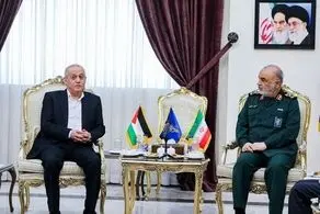 دیدار معاون دبیرکل جبهه مردمی برای آزادی فلسطین با سردار سلامی