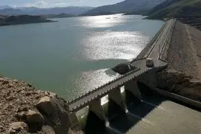 بارش باران سد معروف مازندران را سرریز کرد + عکس