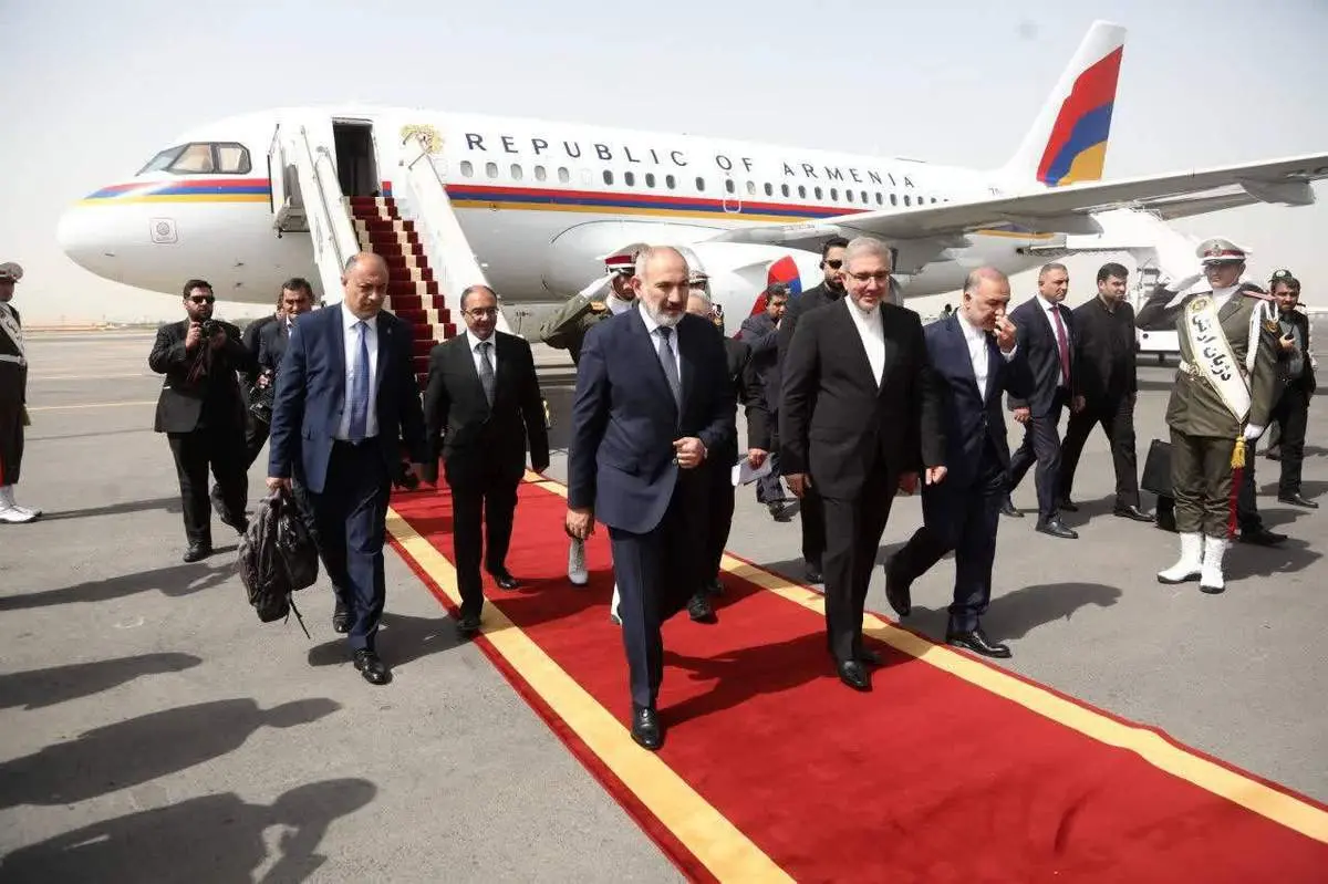 ورود نخست وزیر ارمنستان به تهران