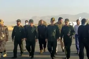 فرمانده سپاه برای بازدید به ایلام رفت 