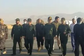 فرمانده سپاه برای بازدید به ایلام رفت 