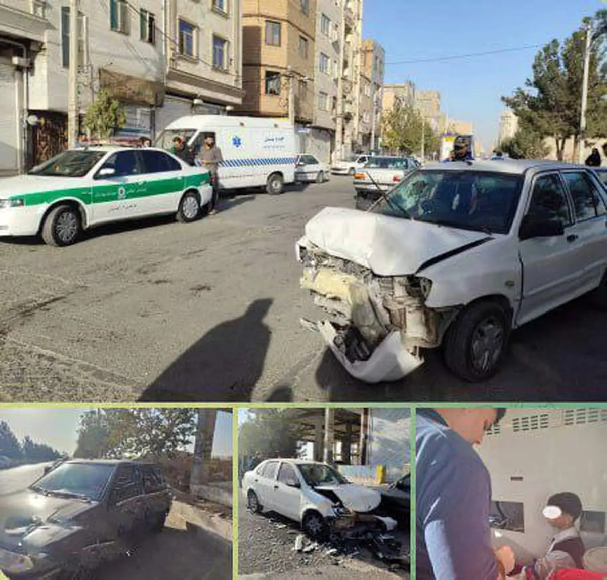 برخورد ۳ سرویس مدرسه در جنوب‌غرب تهران