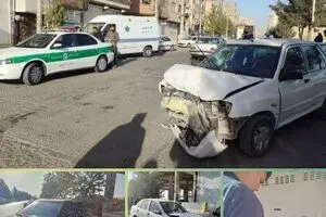 برخورد ۳ سرویس مدرسه در جنوب‌غرب تهران