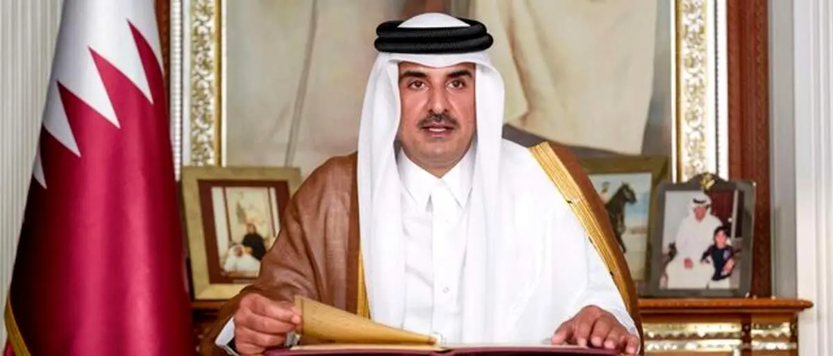 استقبال رسمی پزشکیان از امیر قطر
