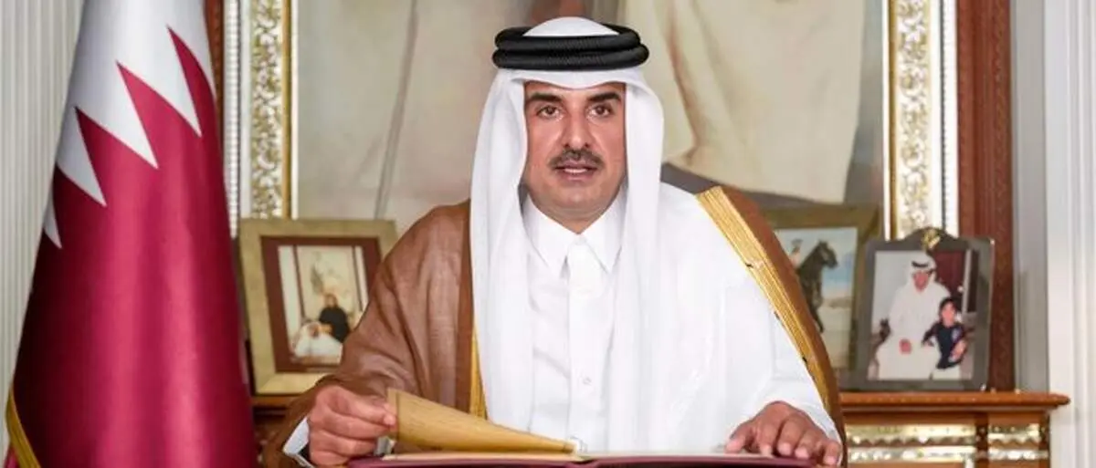 استقبال رسمی پزشکیان از امیر قطر