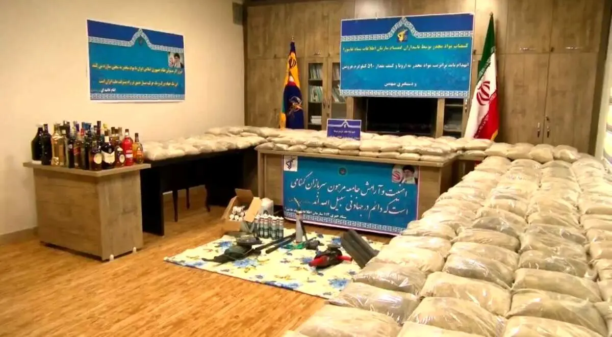 کشف محموله بزرگ شیشه و هروئین در جنوب تهران