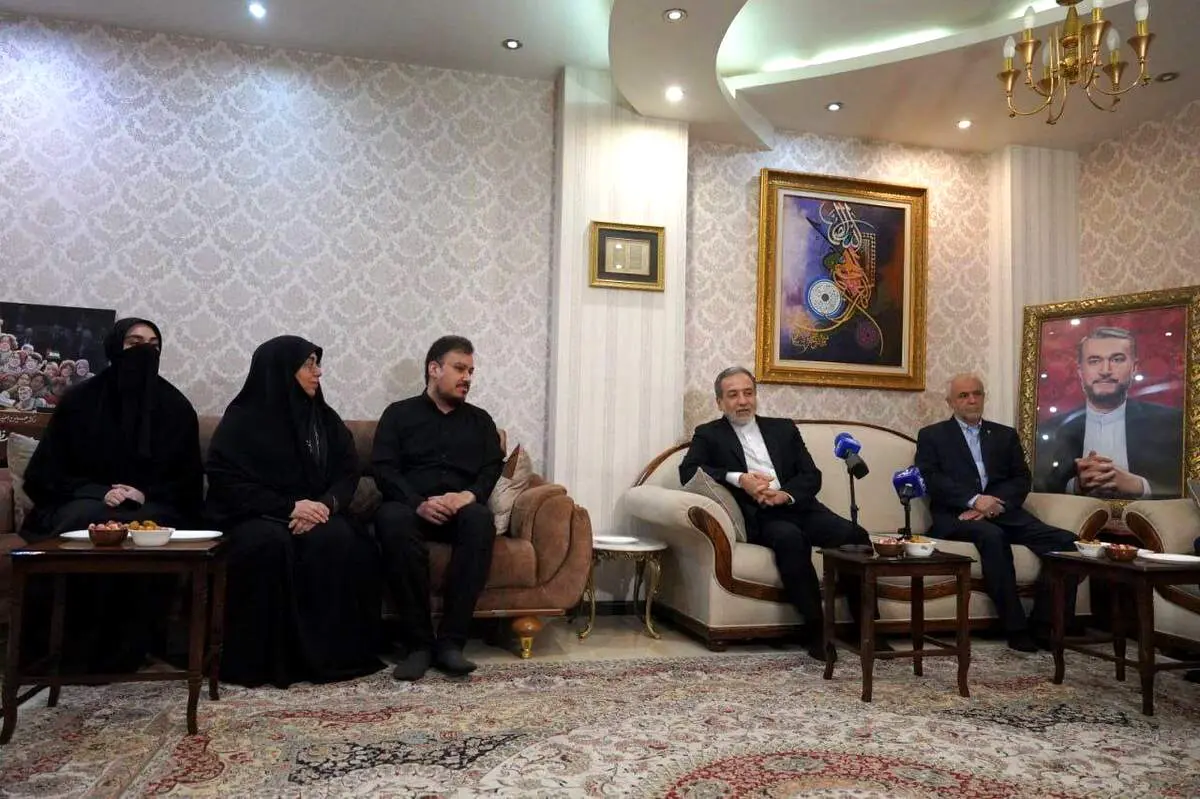 آرزوی موفقیت همسر و فرزندان شهید امیرعبداللهیان برای دولت چهاردهم 