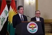 بارزانی: داشتن روابط قوی با ایران برای تقویت ثبات منطقه ضروری است