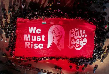 تصاویر طریق نجف کربلا عمود ۱۱۲۰، موکب خدام الحسین