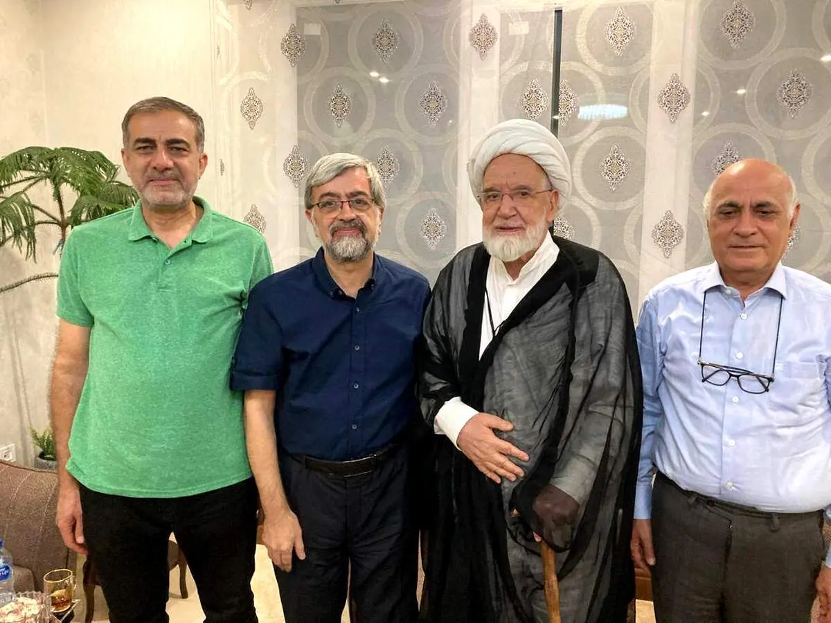 دیدار مشاوران میرحسین موسوی با مهدی کروبی