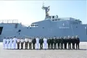 ناوگروه نیروی دریایی سپاه پاسداران به امارات رسید