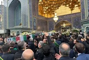 بوسه فرزند سردار سلیمانی بر تابوت رییسی + عکس 