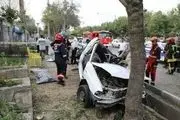 برخورد خودرو پژوپارس با درخت جان سه نفر را گرفت