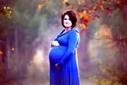 نوه در شکم مادر بزرگ حامله!+ عکس
