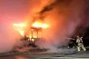 فیلم دیده نشده از حمله پهپادی به منطقه مهم نفتی+ببینید
