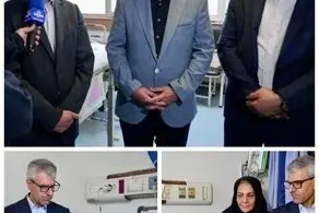 عیادت بقائی به همراه نمایندگان کلیمیان و ارامنه در مجلس از مجروحان حملات رژیم صهیونیستی 