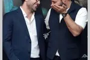 بگویخند هومن سیدی و جواد عزتی در یک مراسم/ عکس
