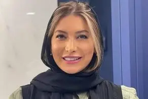 روسری اصیل و ایرانی بر سر فریبا نادری عروس حشمت فردوس+عکس