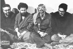 عکس دیده نشده از یاسر عرفات، فرزند امام و بنی صدر + ببینید 