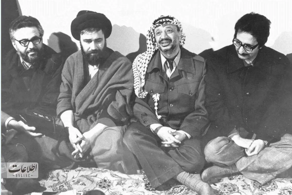 عکس دیده نشده از یاسر عرفات، فرزند امام و بنی صدر + ببینید 
