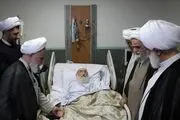 عیادت نمایندگان رهبر معظم انقلاب از آیت‌الله نوری همدانی