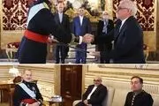 سفیر ایران استوارنامه خود را تقدیم پادشاه اسپانیا کرد