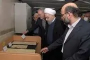 بازدید دکتر روحانی از سازمان اسناد و کتابخانه ملی ایران