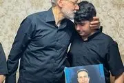 علی لاریجانی به منزل شهیدان مصطفوی، دریانوش و موسوی رفتند 