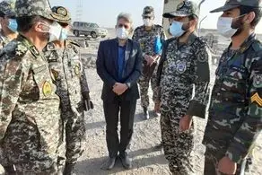  امیر سرتیپ صباحی فرد از گروه پدافند هوایی کرمان بازدید کرد 