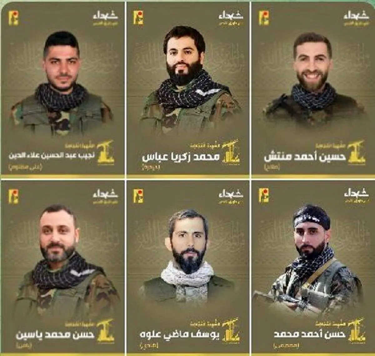 حزبالله لبنان شهادت ۱۰ تن از نیروهای خود را تایید کرد