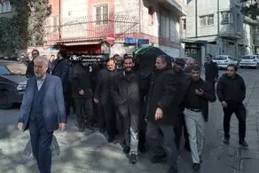 پیکر همسر شهید مطهری در تهران تشییع شد 