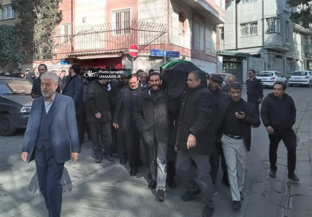 پیکر همسر شهید مطهری در تهران تشییع شد 