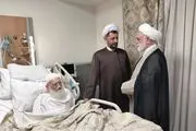 عیادت حجت‌الاسلام محسنی اژه‌ای از آیت‌الله نوری همدانی