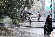 بارش شدید تگرگ در این استان/ اهالی مراقب باشند!
