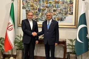 استقبال وزیر خارجه پاکستان از عراقچی 
